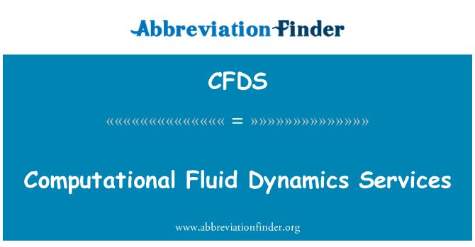 CFDS: Computational Fluid Dynamics Services
