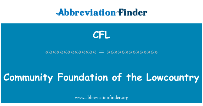CFL: Community Foundation of the Lowcountry
