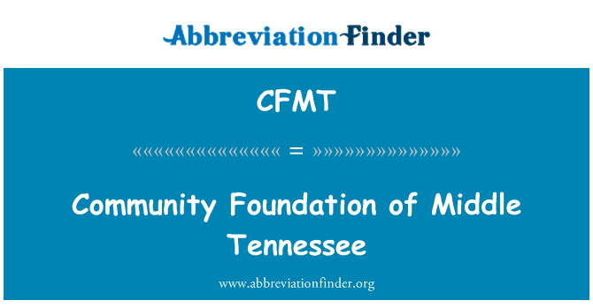 CFMT: Community Foundation of Middle Tennessee