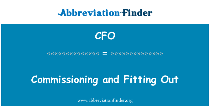 CFO: Igangsetting og passende