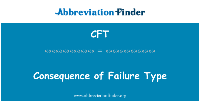 CFT: قسم کی ناکامی کا نتیجہ