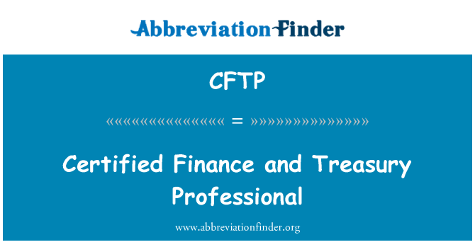 CFTP: Sètifye finans ak trezò pwofesyonèl