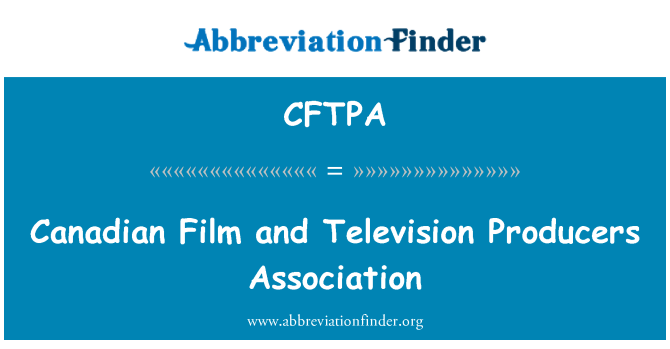 CFTPA: Kanadski Film in televizijo proizvajalci Association