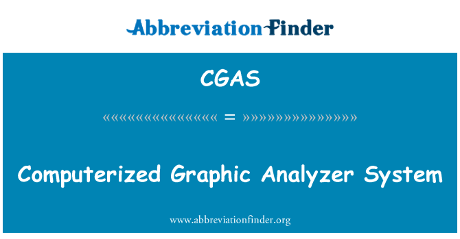 CGAS: Datoriserad grafisk Analyzer System