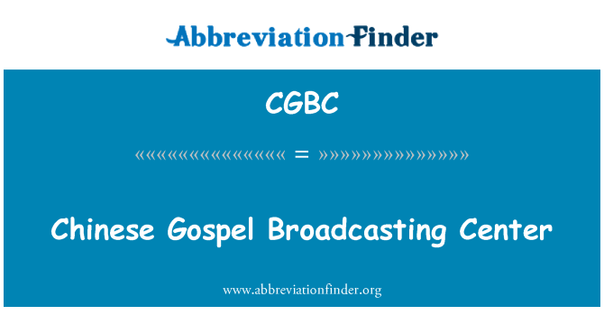CGBC: Levanjil Chinwa pase sant