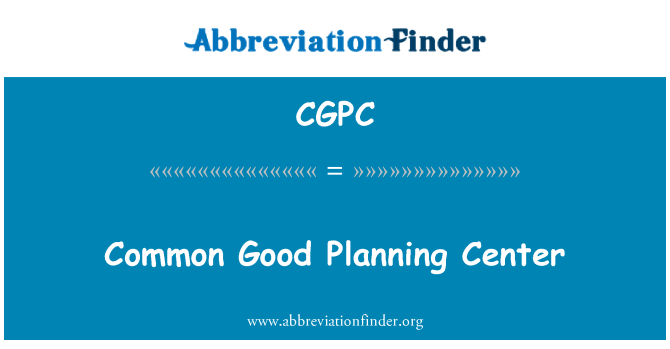 CGPC: Gemensamt god planering centrum