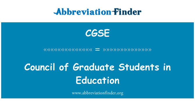 CGSE: Rada postgraduálních studentů v oblasti vzdělávání