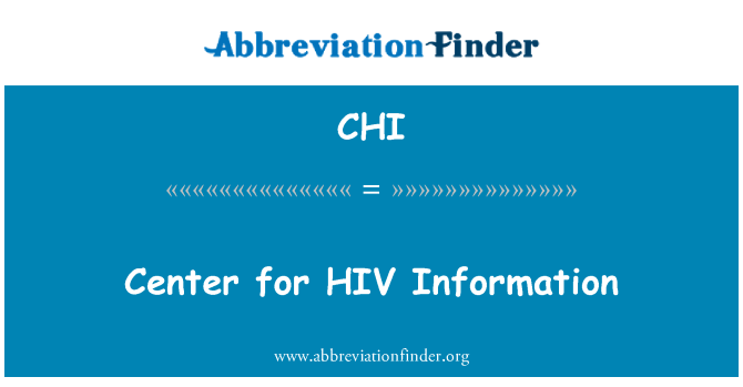CHI: Center za HIV informacije
