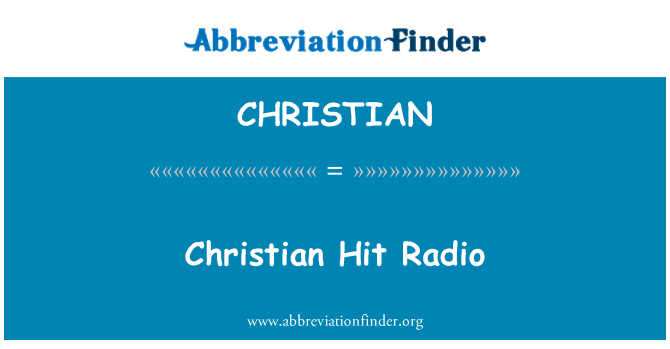 CHRISTIAN: ईसाई रेडियो हिट