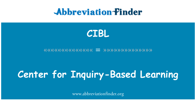 CIBL: Iċ-Ċentru għat-tagħlim ibbażat fuq inkjesta