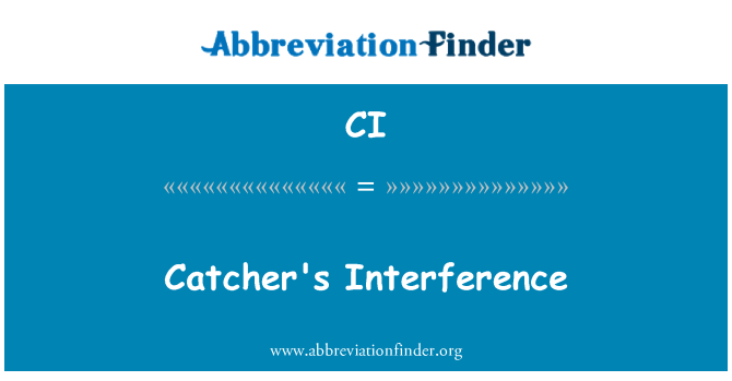CI: Catchers indblanding