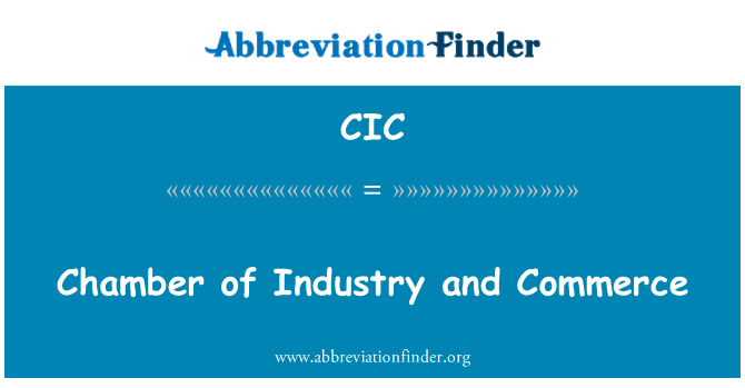CIC: Afdeling for industri og handel
