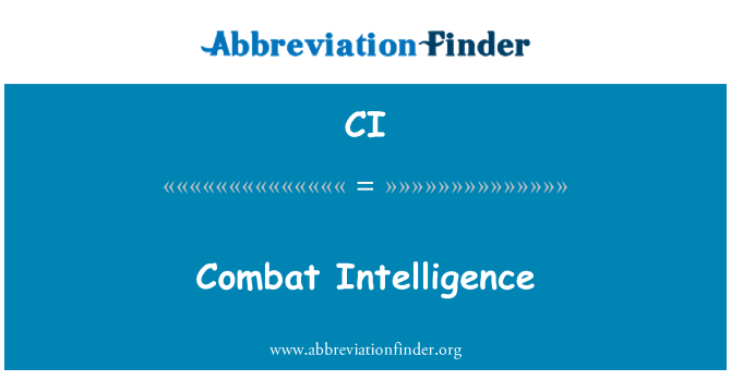 CI: Bestrijding van intelligentie
