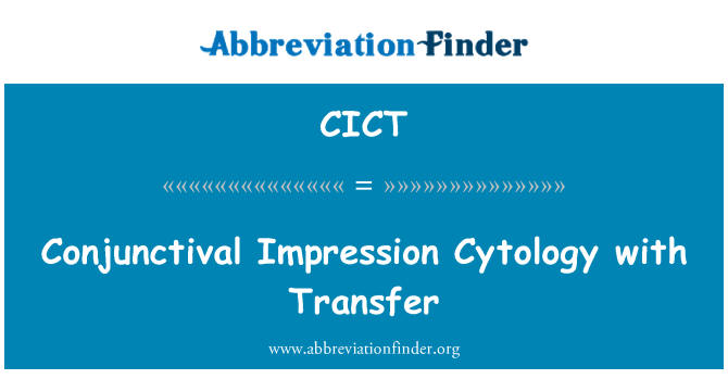CICT: Impressjoni xaqq ċitoloġija bi trasferiment