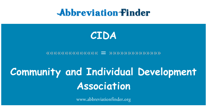 CIDA: Gemenskapen och enskilda Development Association