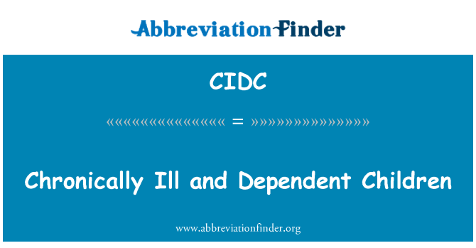 CIDC: Hroniski slimi un apgādājami bērni