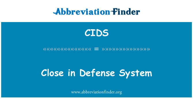 CIDS: 在防御系统关闭