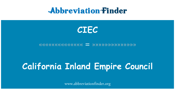 CIEC: कैलिफोर्निया इनलैंड साम्राज्य परिषद