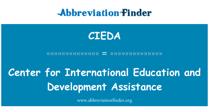 CIEDA: 國際教育和發展援助的中心