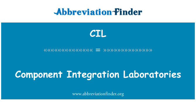 CIL: Składnik integracji laboratoriów