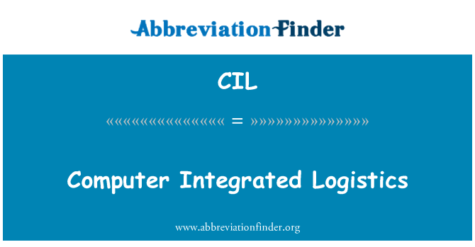 CIL: Cyfrifiadur integredig logisteg