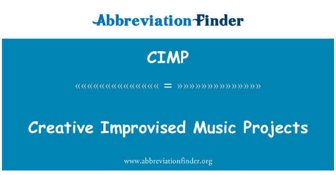 CIMP: 創造的な即興音楽プロジェクト