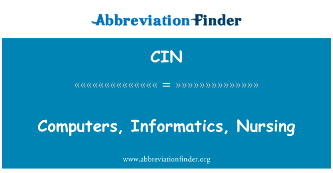 CIN: Ordinadors, informàtica, la Infermeria