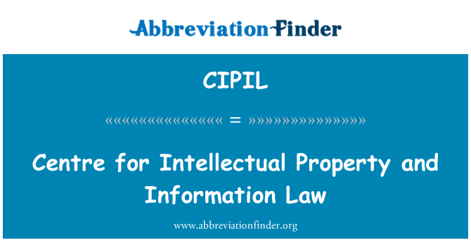 CIPIL: מרכז קניין רוחני ומשפט מידע