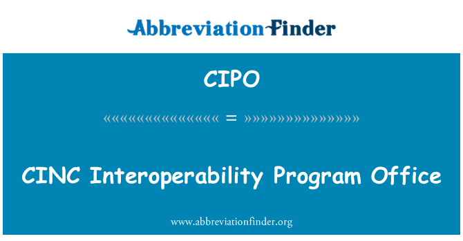 CIPO: Juottamisessa yhteentoimivuuden Program toimisto