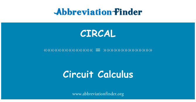 CIRCAL: مدار حساب دیفرانسیل و انتگرال