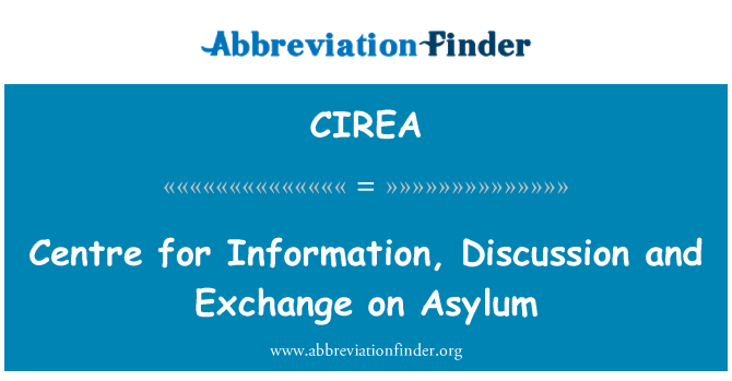 CIREA: जानकारी, चर्चा और शरण पर विनिमय के लिए केन्द्र