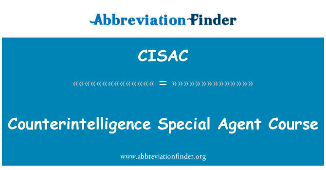 CISAC: Kontraspionage Special Agent kurs