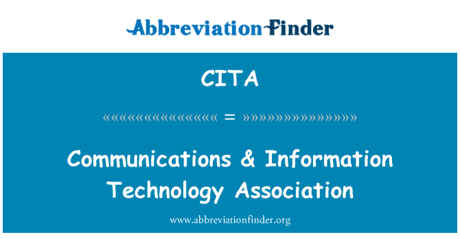 CITA: Связь & ассоциация информационных технологий