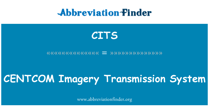 CITS: CENTCOM billedsprog transmissionssystem