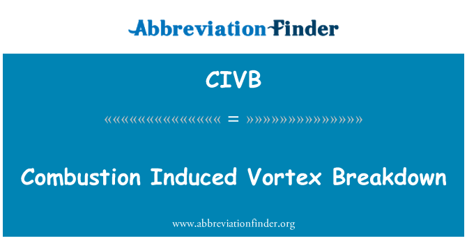 CIVB: Forbrænding induceret Vortex opdeling