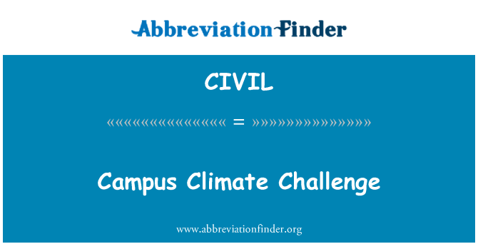 CIVIL: Campus klima defi
