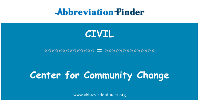 CIVIL: Centro para el cambio comunitario