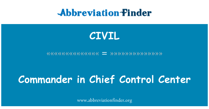 CIVIL: Centre de Control del comandant