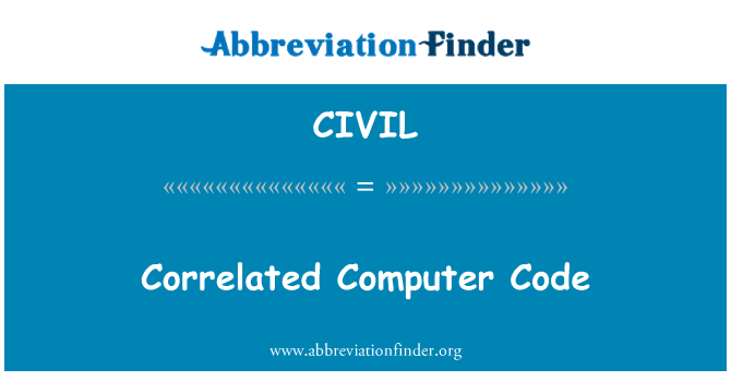 CIVIL: Kod komputer perbezaan yang signifikan