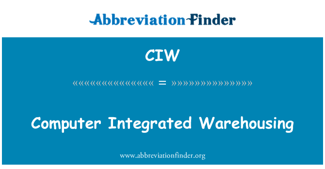 CIW: Ordinador integrat emmagatzematge