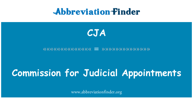 CJA: Comisión de nombramientos judiciales