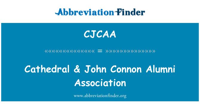 CJCAA: Собор & гармата Іоанна Асоціація випускників