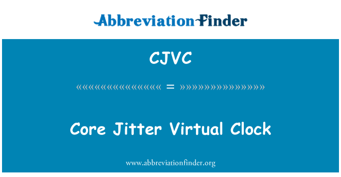 CJVC: Nucli Jitter rellotge Virtual