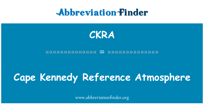 CKRA: Cape Kennedy referenčni vzdušje