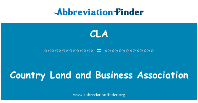 CLA: Land mark och Business Association