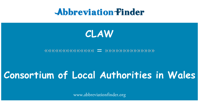 CLAW: Consorci d'autoritats locals a Gal·les