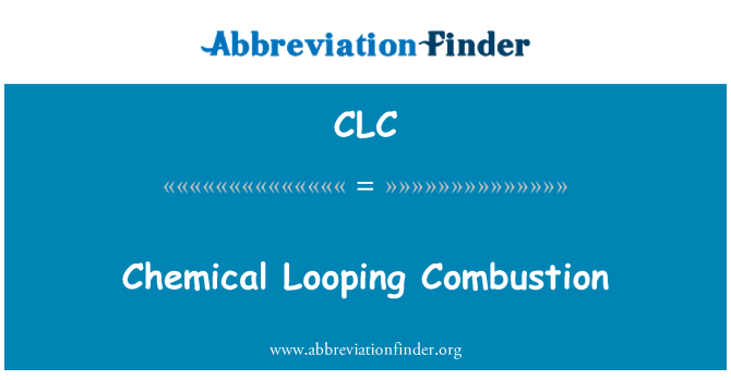 CLC: Combustió química que es cargola