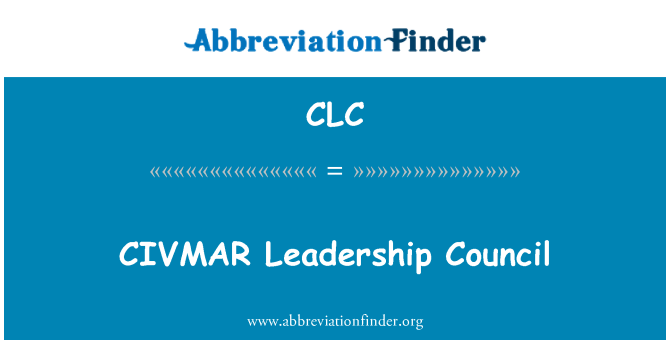 CLC: CIVMAR Leadership Council