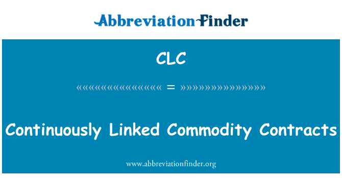 CLC: Contratti continuamente collegato materie prime
