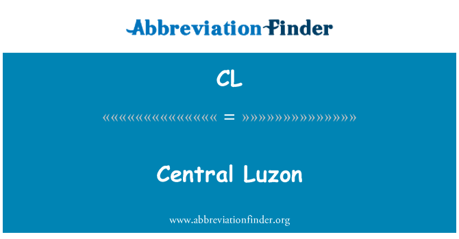 CL: Osrednji Luzon